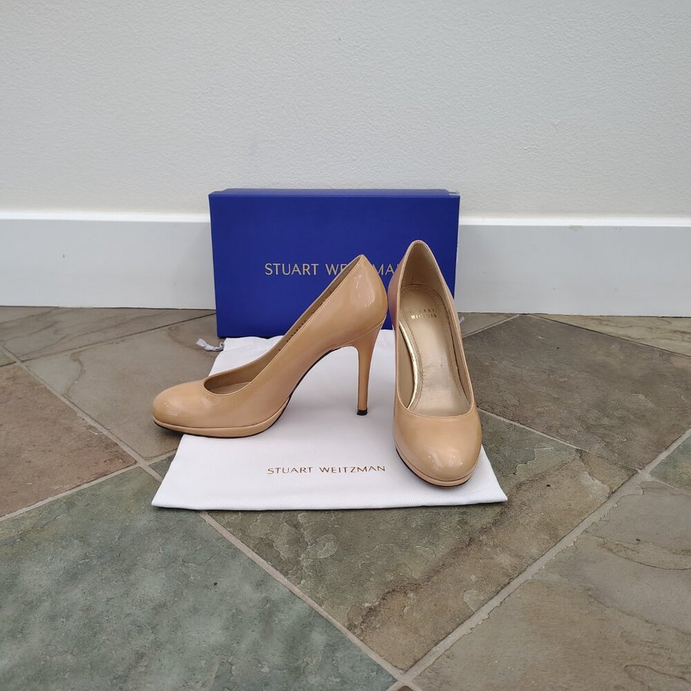 Stuart Weitzman Nude Heel Pump Shoe